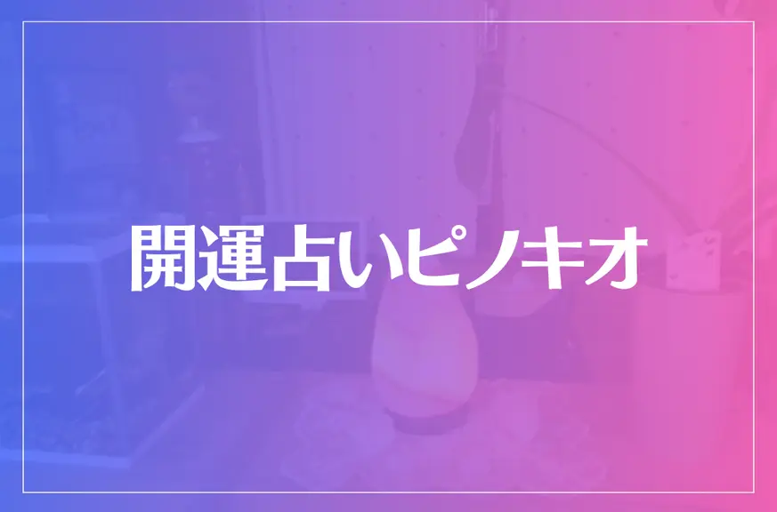 開運占いピノキオは当たる？当たらない？参考になる口コミをご紹介！