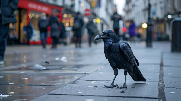 カラスが目の前に現れるときのスピリチュアルメッセージ