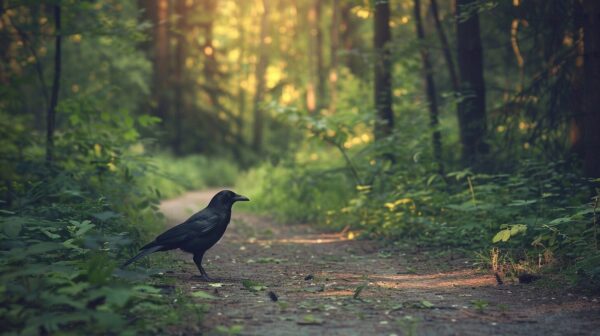 カラスが目の前に現れることで得られるスピリチュアルな気づき